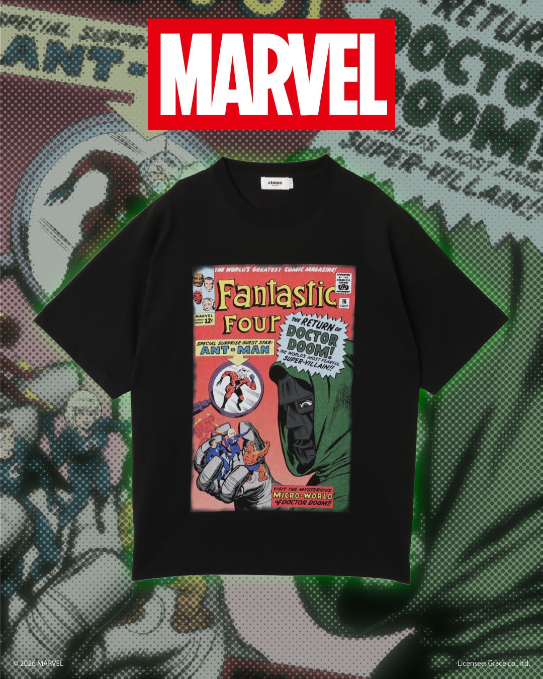 atmoscon × Avengers: Doomsday TEEが10/31に登場！