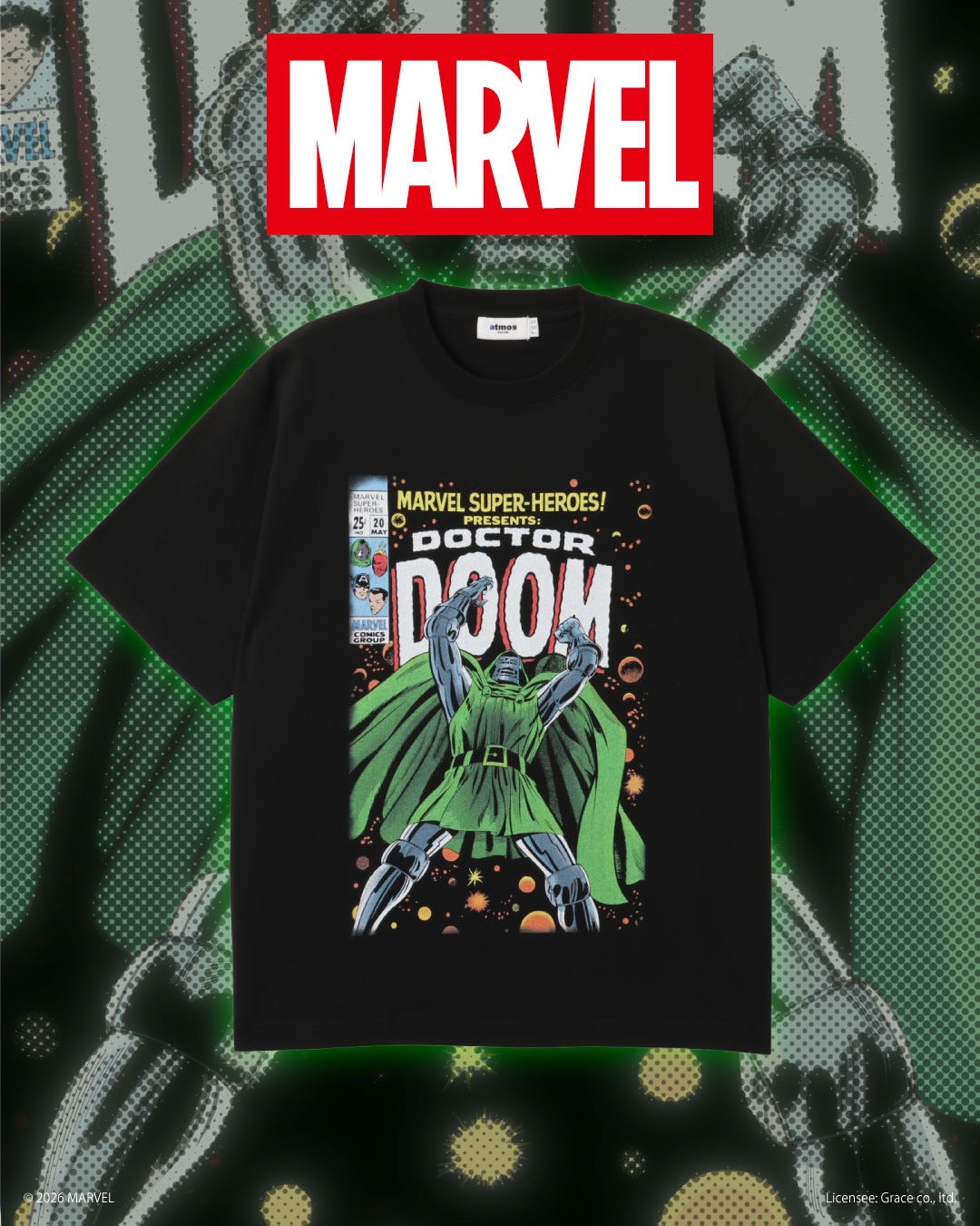 atmoscon × Avengers: Doomsday TEEが10/31に登場！