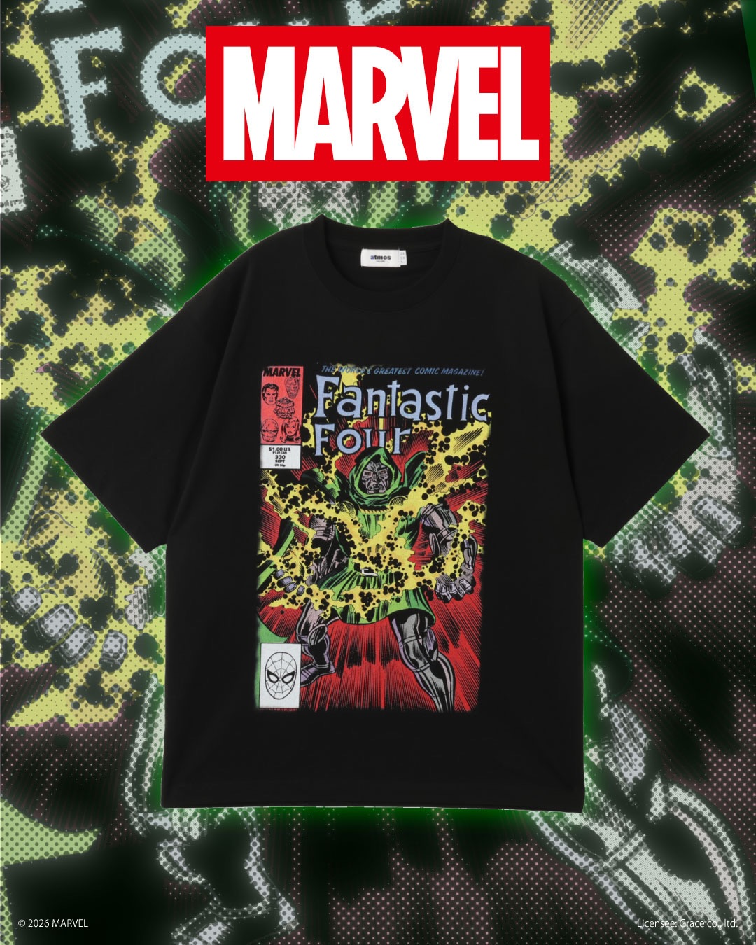 atmoscon × Avengers: Doomsday TEEが10/31に登場！
