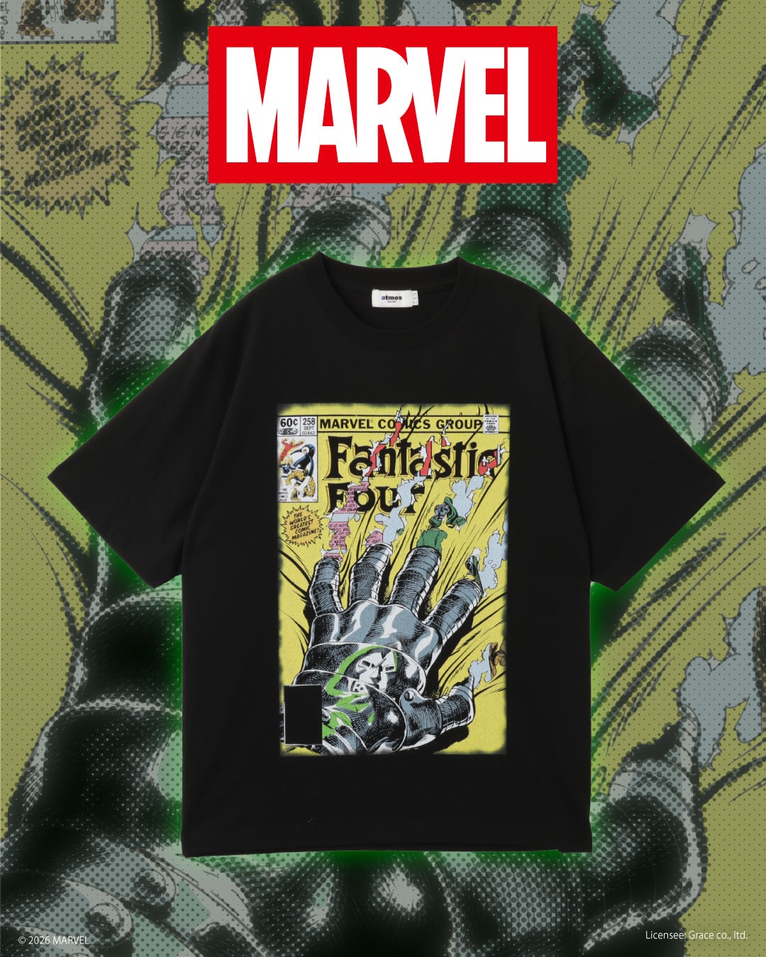 atmoscon × Avengers: Doomsday TEEが10/31に登場！