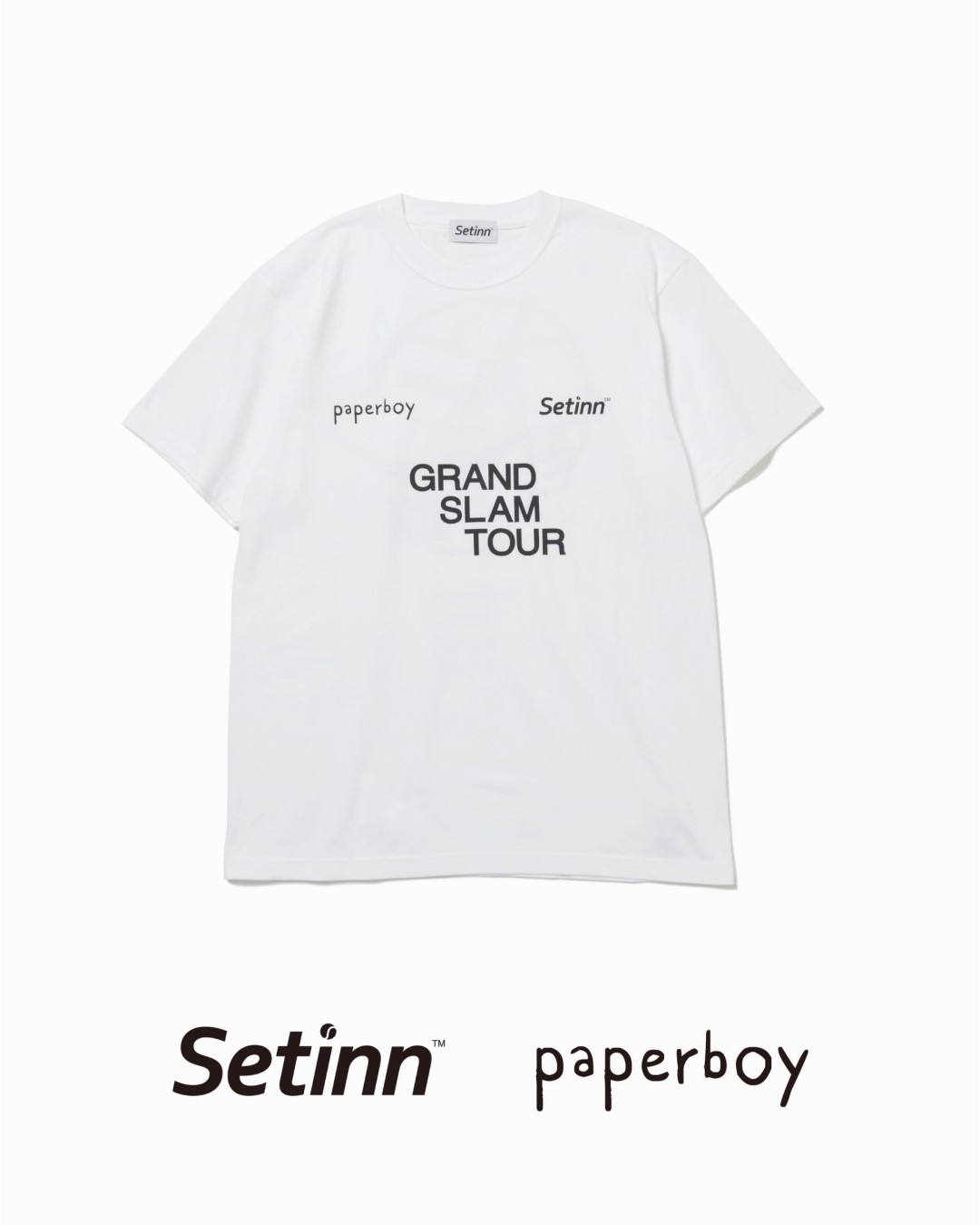 paperboyとSetinnのコラボ「GRANDSLAM TOUR」が10/17発売