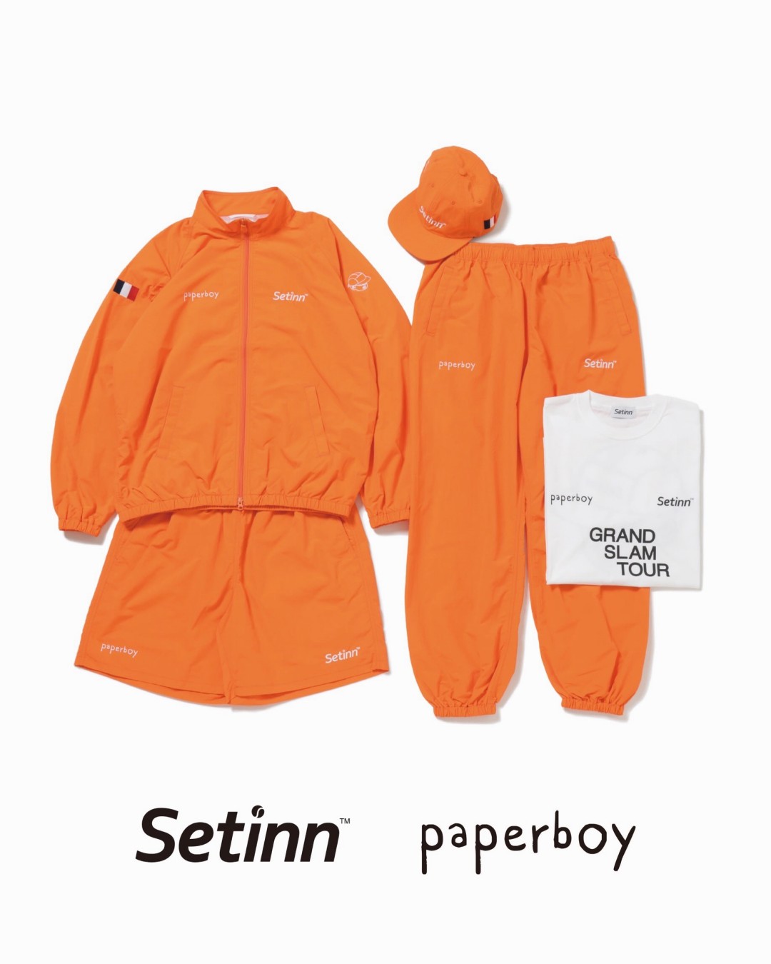 paperboyとSetinnのコラボ「GRANDSLAM TOUR」が10/17発売