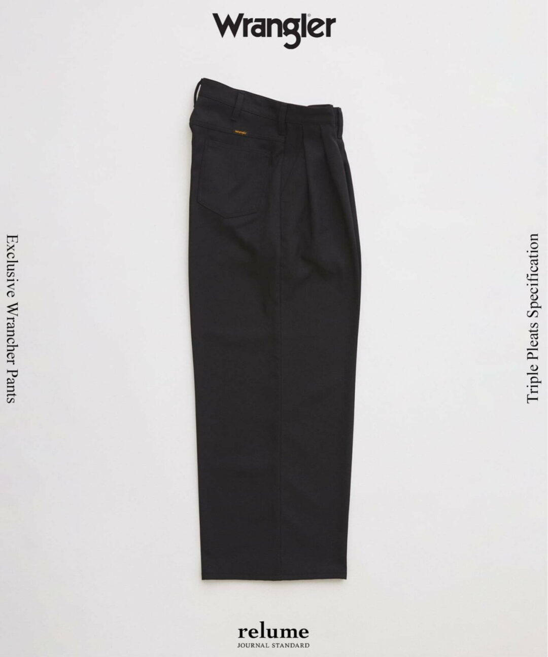 Wrangler × JOURNAL STANDARD relumeの新作スラックスが登場！