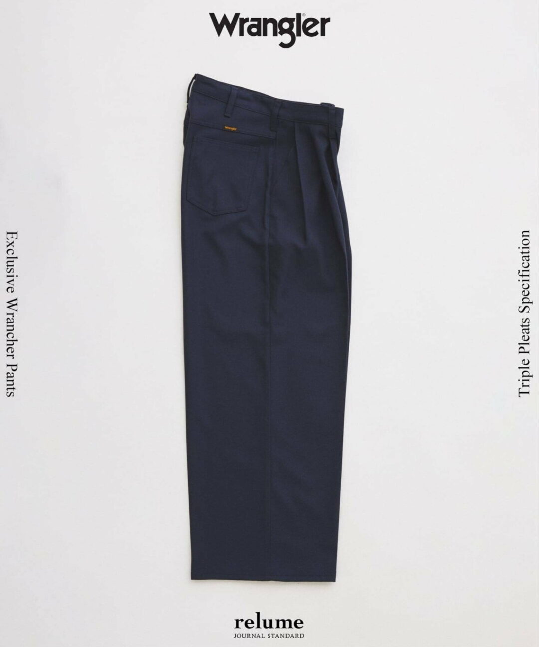 Wrangler × JOURNAL STANDARD relumeの新作スラックスが登場！