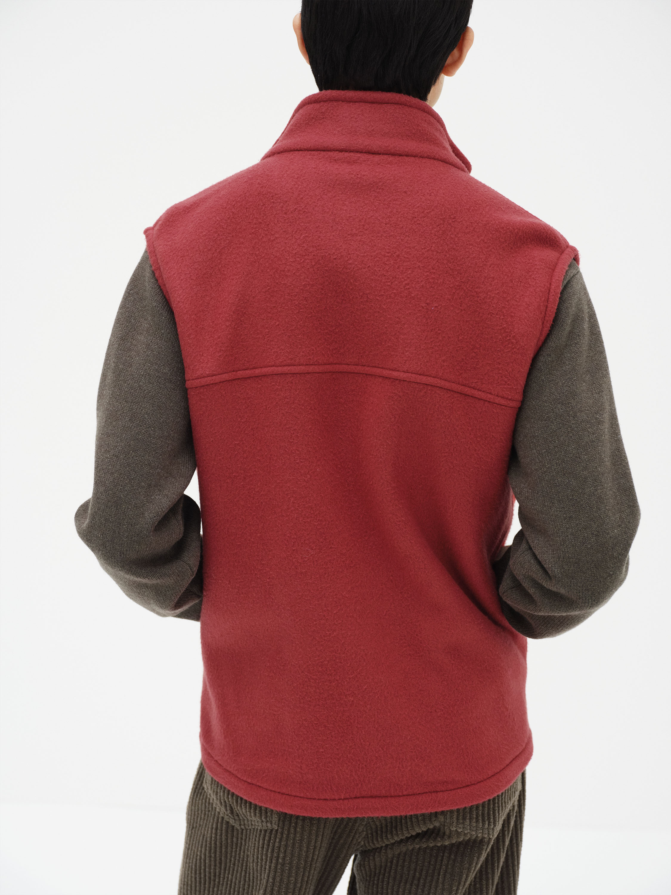 AURALEEの新作PURE SILK COMFORT FLEECE VESTが登場
