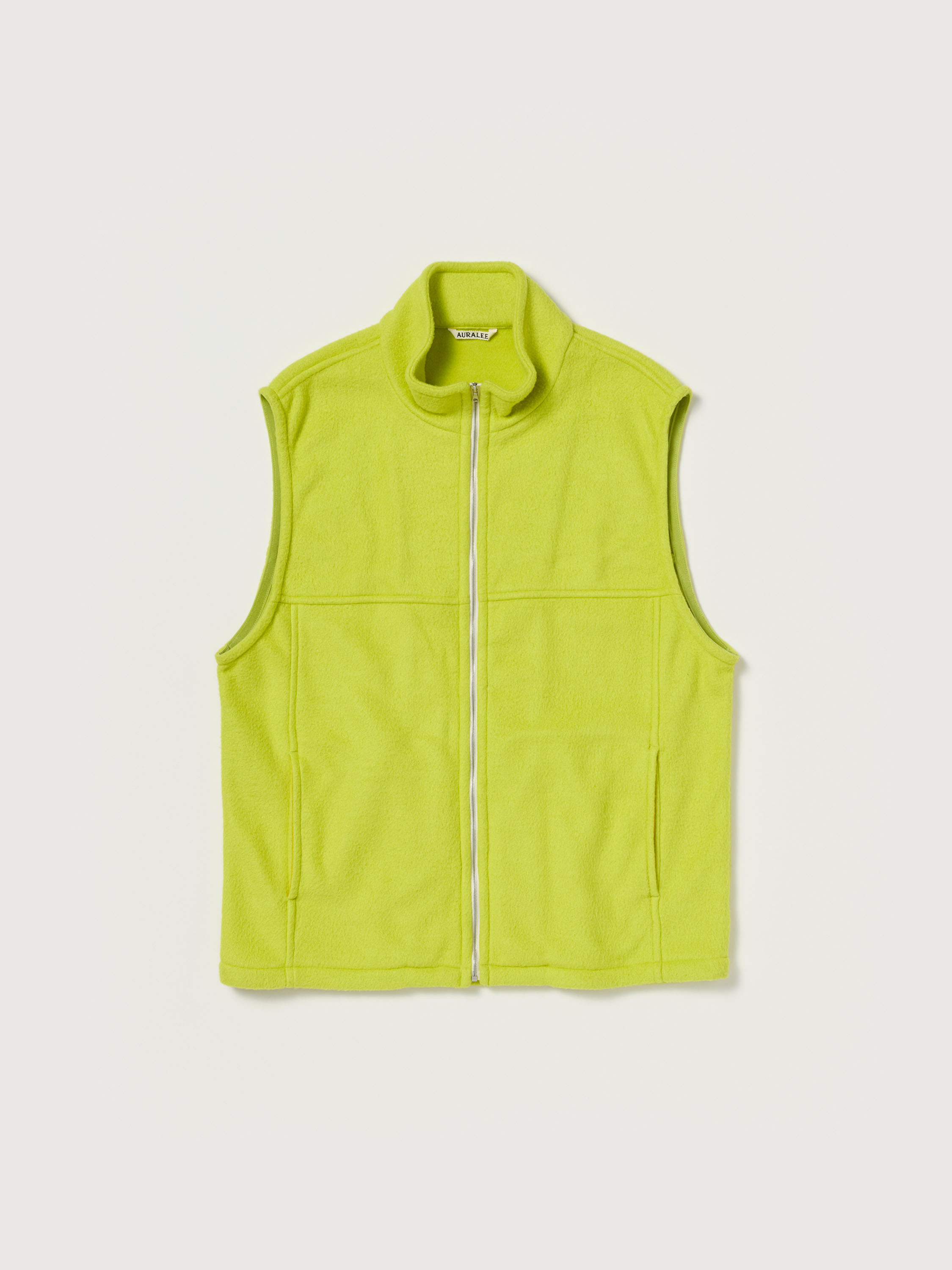 AURALEEの新作PURE SILK COMFORT FLEECE VESTが登場