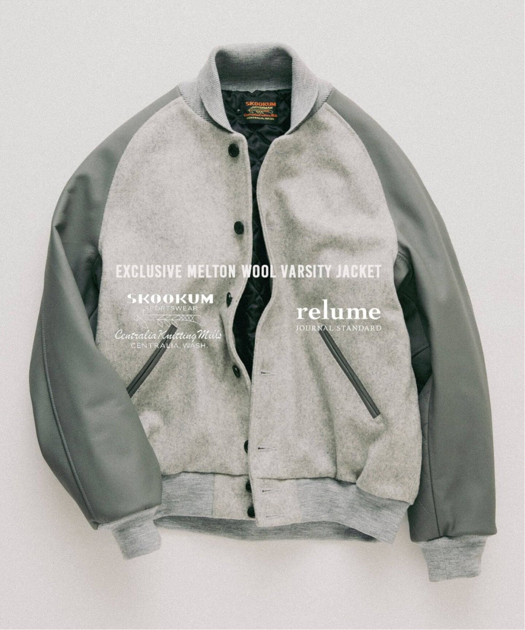 JOURNAL STANDARD relume × SKOOKUM 別注アワードジャケットが12月発売