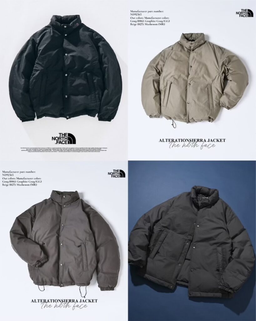THE NORTH FACE オルタレーション シエラジャケット ND92565 2026年10月発売