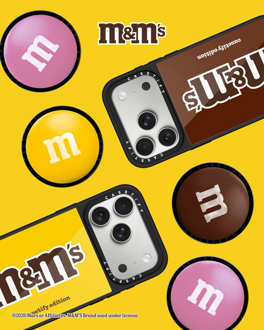 CASETiFY × M&M’S コラボコレクションが登場！