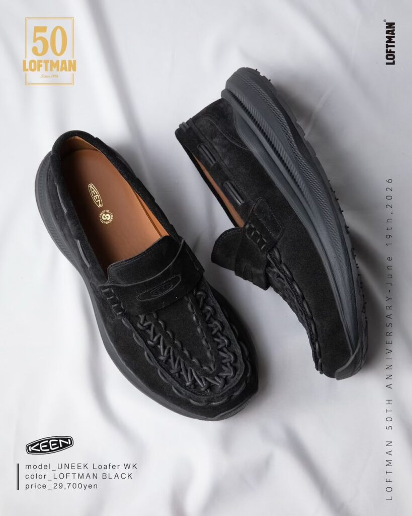 KEEN x LOFTMAN 別注 UNEEK Loafer WK 2026年10月17日発売