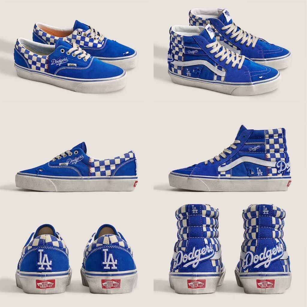 Vans x ロサンゼルス・ドジャース Era & Sk8-Hi VN00152S45K / VN0014YQ45K 2026年10月9日発売