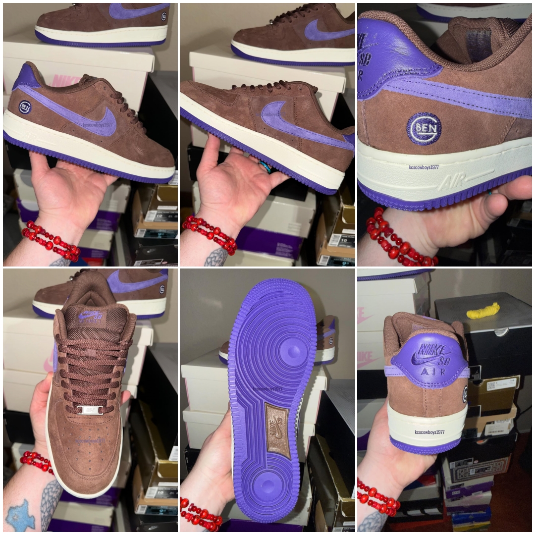 Ben-G x NIKE SB AIR FORCE 1 LOW “Light Chocolate”発売迫る