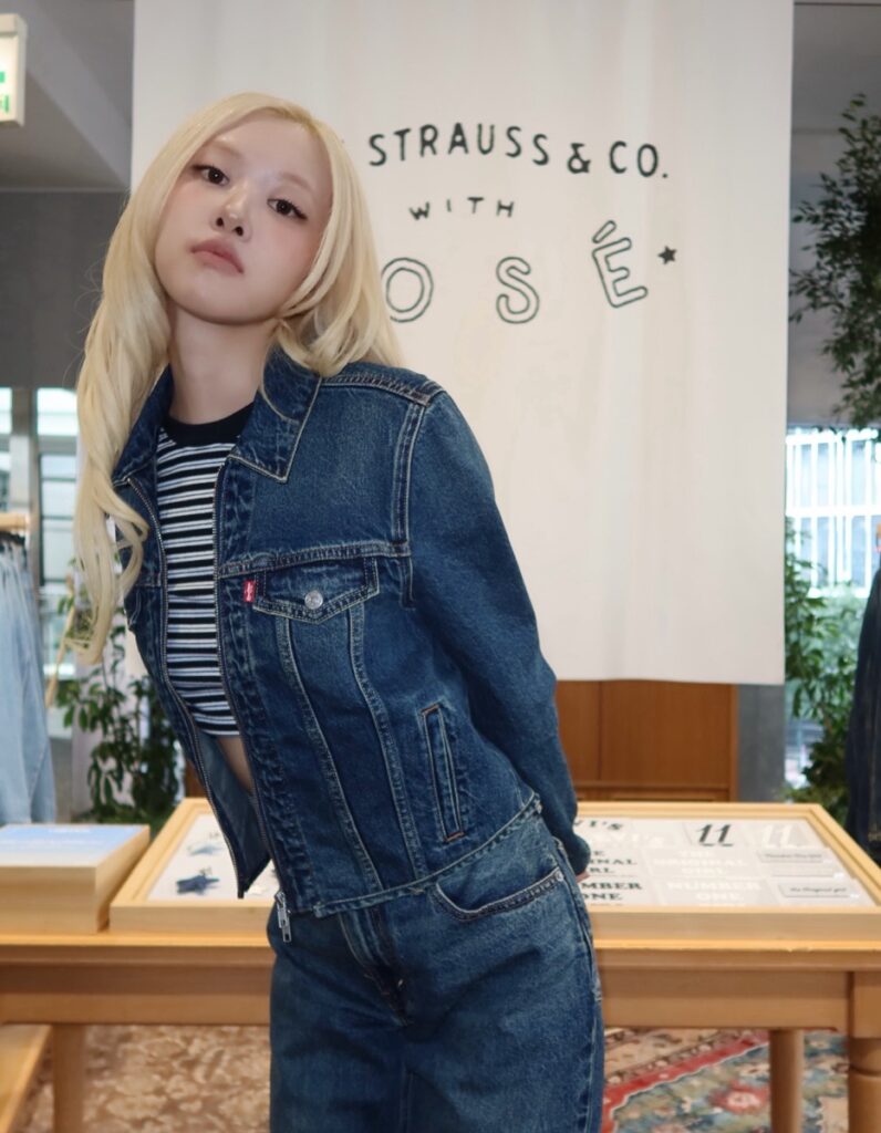 リーバイスとBLACKPINKロゼの限定コレクションが登場