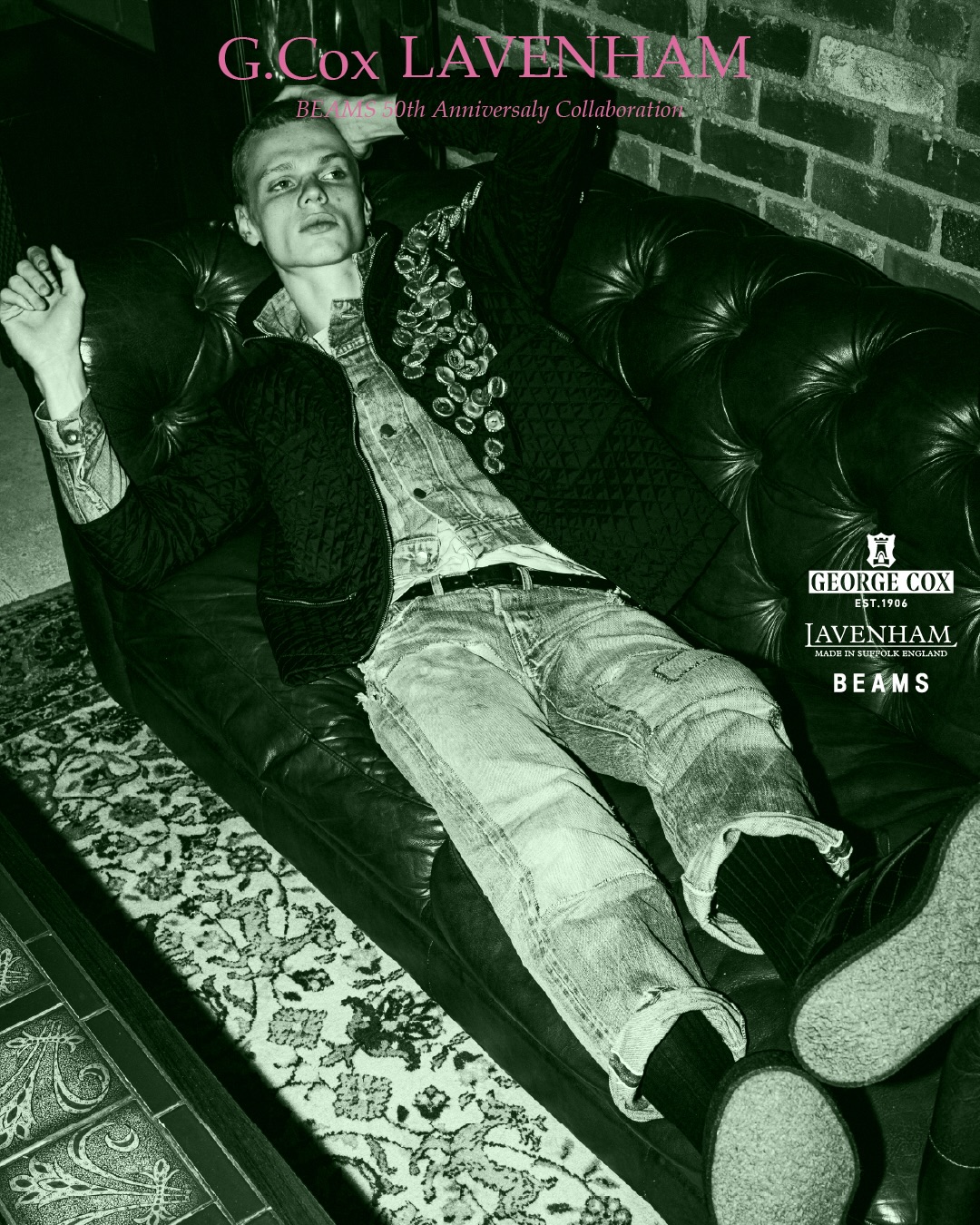 LAVENHAM × George Cox × BEAMS ポストマンシューズが10月23日発売