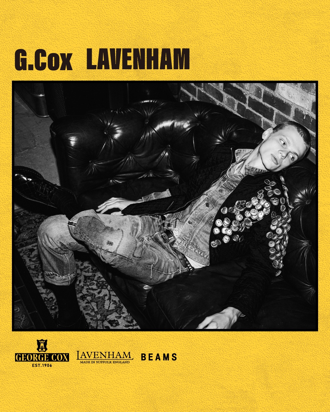 LAVENHAM × George Cox × BEAMS ポストマンシューズが10月23日発売