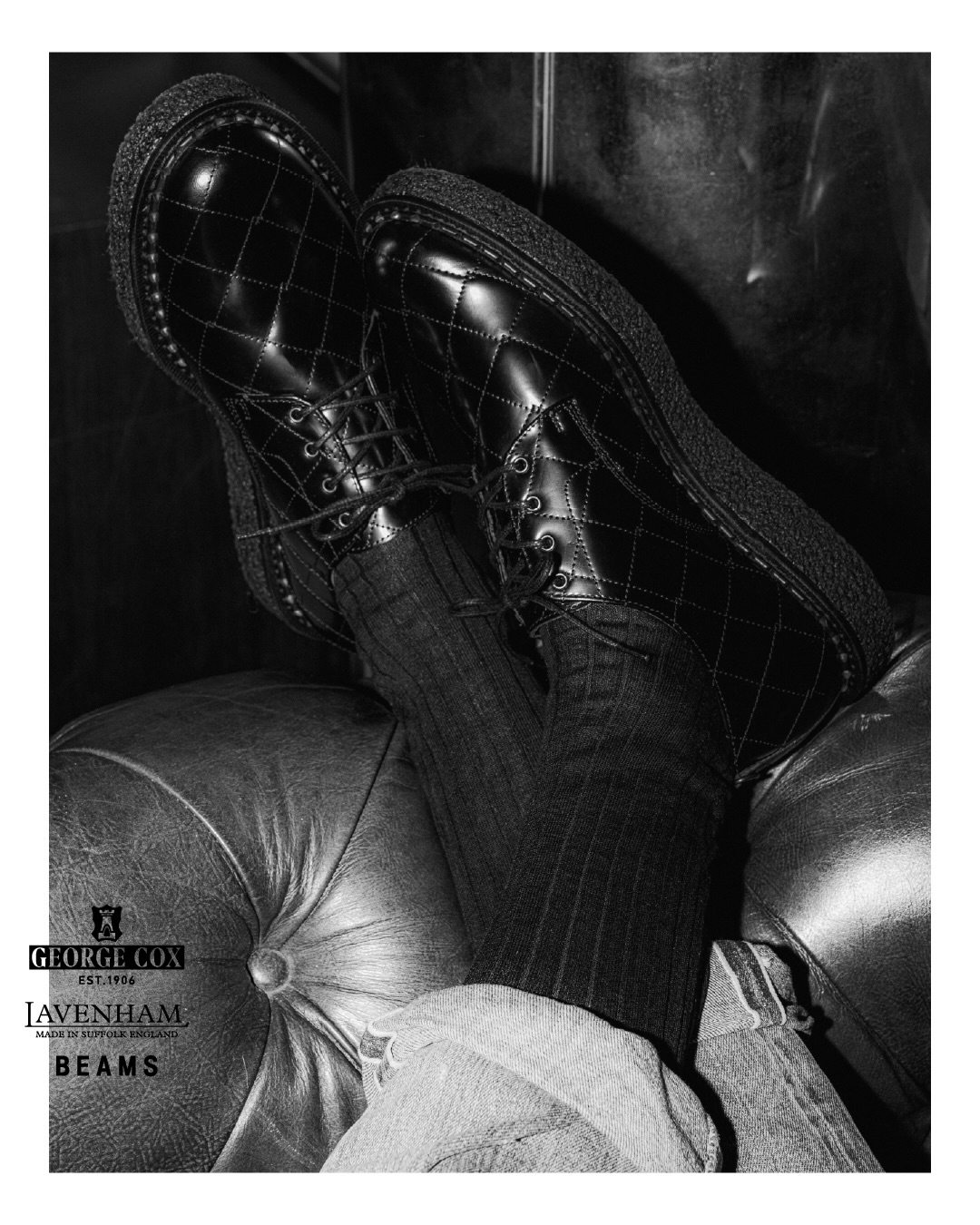 LAVENHAM × George Cox × BEAMS ポストマンシューズが10月23日発売