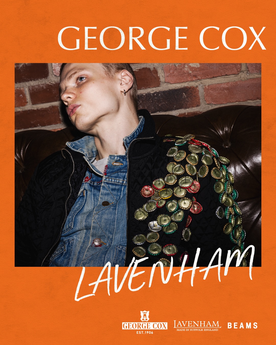 LAVENHAM × George Cox × BEAMS ポストマンシューズが10月23日発売
