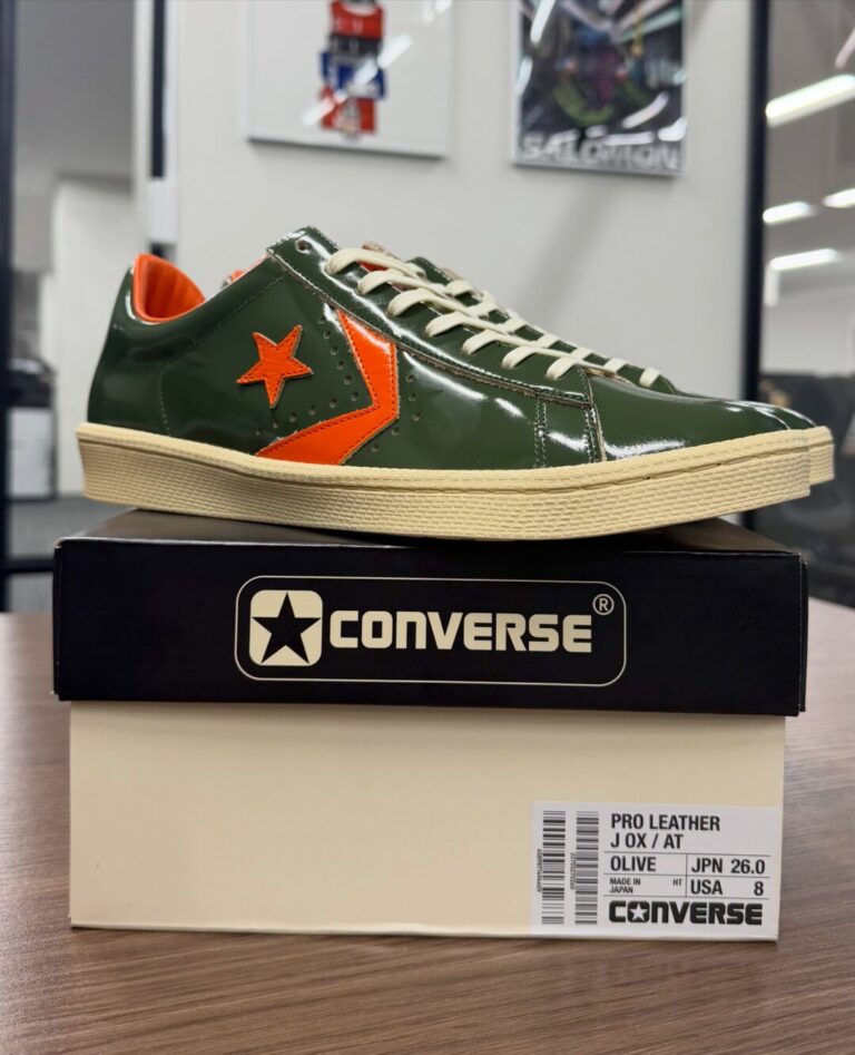 atmos × CONVERSE PRO LEATHER J OX/AT 'Olive' 2026年10月31日発売