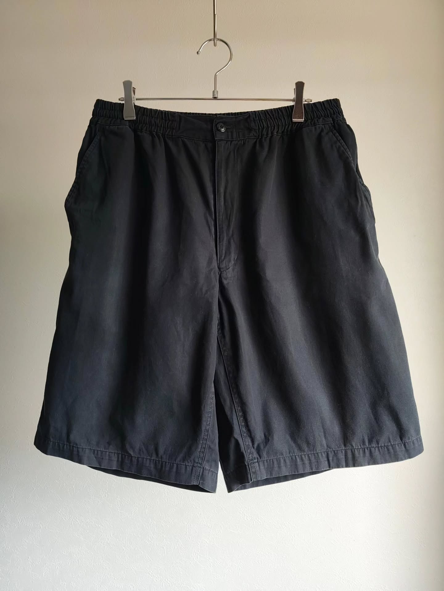 ROOMの00s BURBERRY コットンイージーワイドショーツ