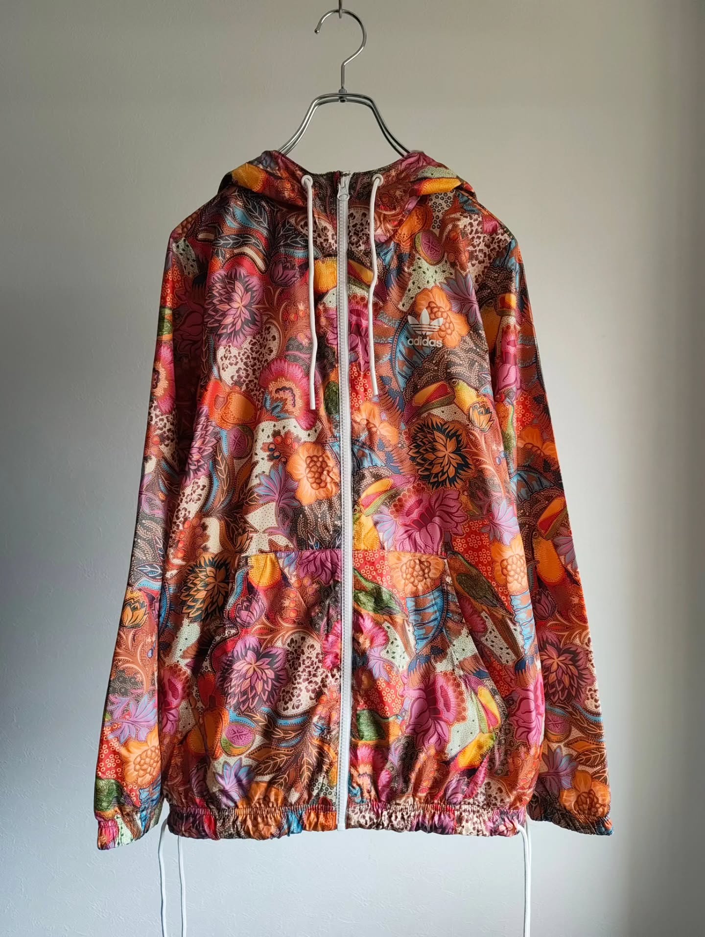 ROOMの2010年代adidas×the farm companyフローラルジップアップパーカー